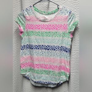 SO Colorful Heart Print Tee